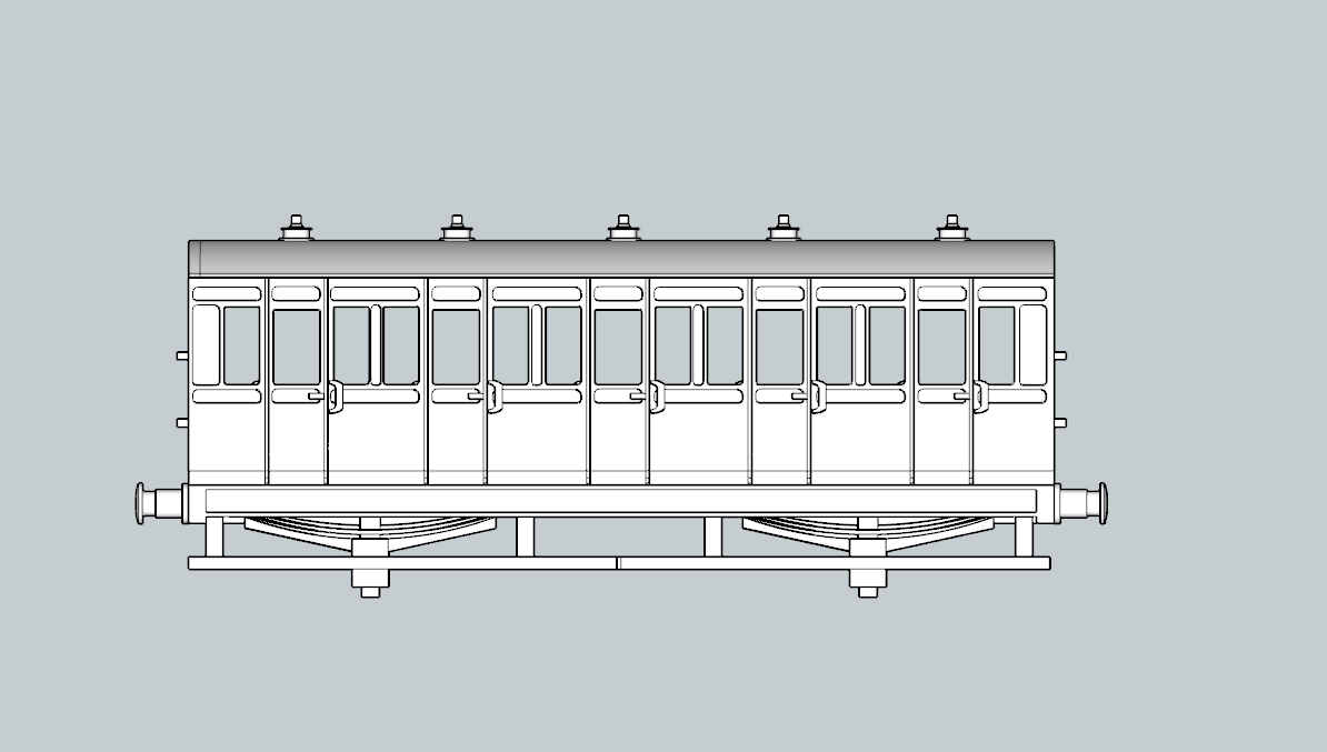 (image for) (N) Generic - Four Wheel Third - w/ Chassis