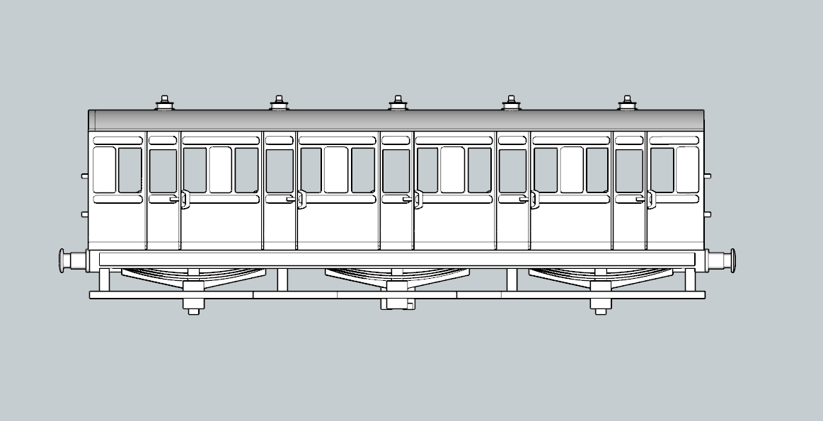 (image for) (HO) Generic - Six Wheel 31ft Third