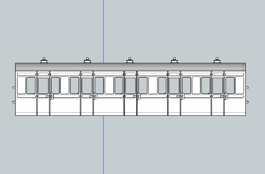 (image for) (N) Generic - Six Wheel 31ft Third - No Chassis